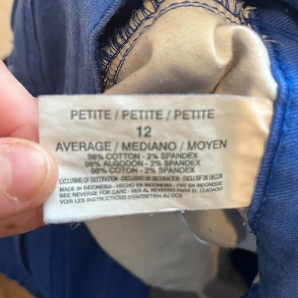 GLORIA VANDERBILT | Women's Amanda Jeans Blue Size 12 P - Picture 13 of 13